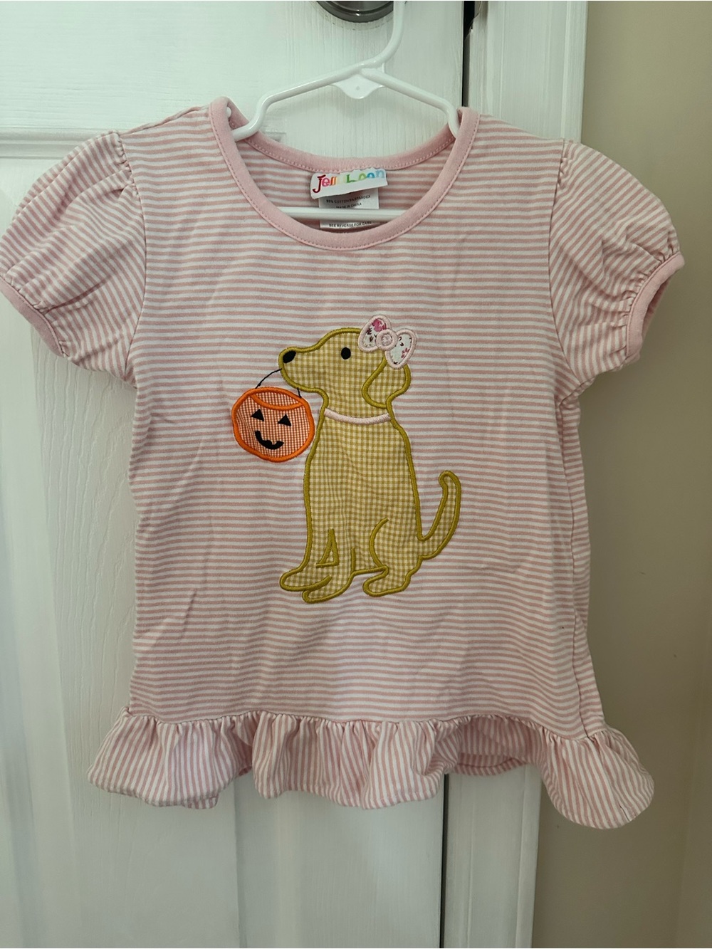 Halloween Puppy Appliqué Shirt